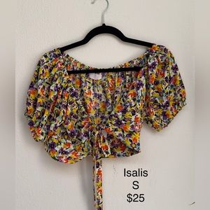 Isalis Summer Blouse. Slightly cropped.